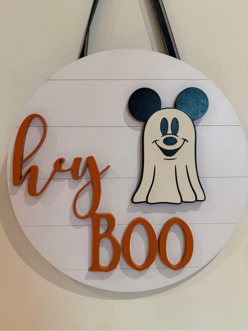 Mickey Ghost halloween fall sign